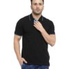 Black Polo T-Shirt For Men