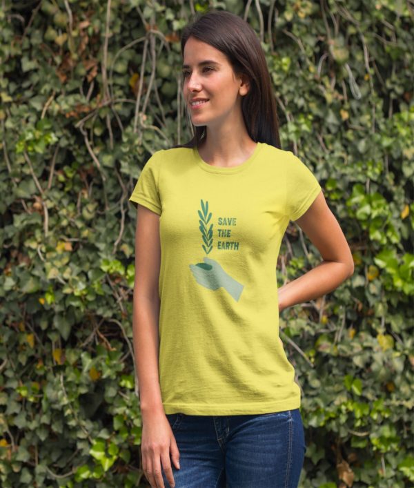 Yellow Save the earth Women1