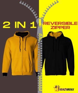 Yellow Black Reversible Jacket