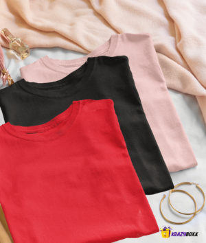 Women Plain Combo ( Set of 3)
