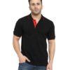 Black polo t shirt