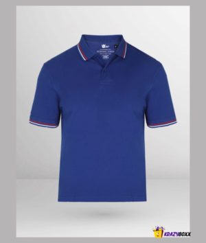 Men Tipped Royal Blue Polo