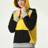 Designer Hoodies for Women - Yellow & Black - 1