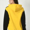 Designer Hoodies for Women - Yellow & Black - 4