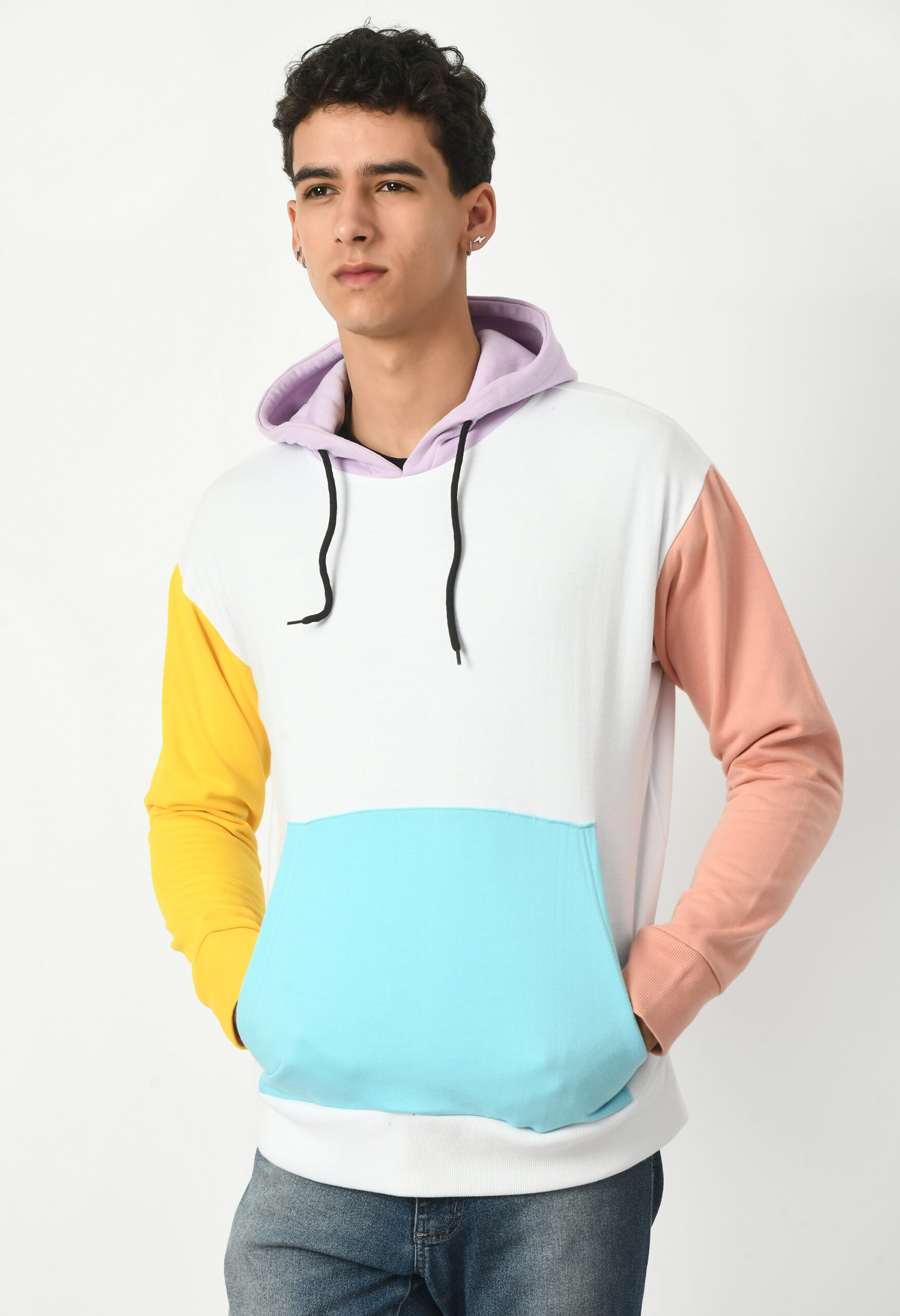 Multi Coloured Hoodies for Men - 3